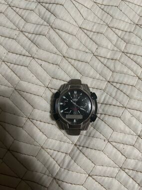 Casio Edifice EFA-101 Quartz Ana Digi Vintage Men’s Watch For Parts BRG297ALI1